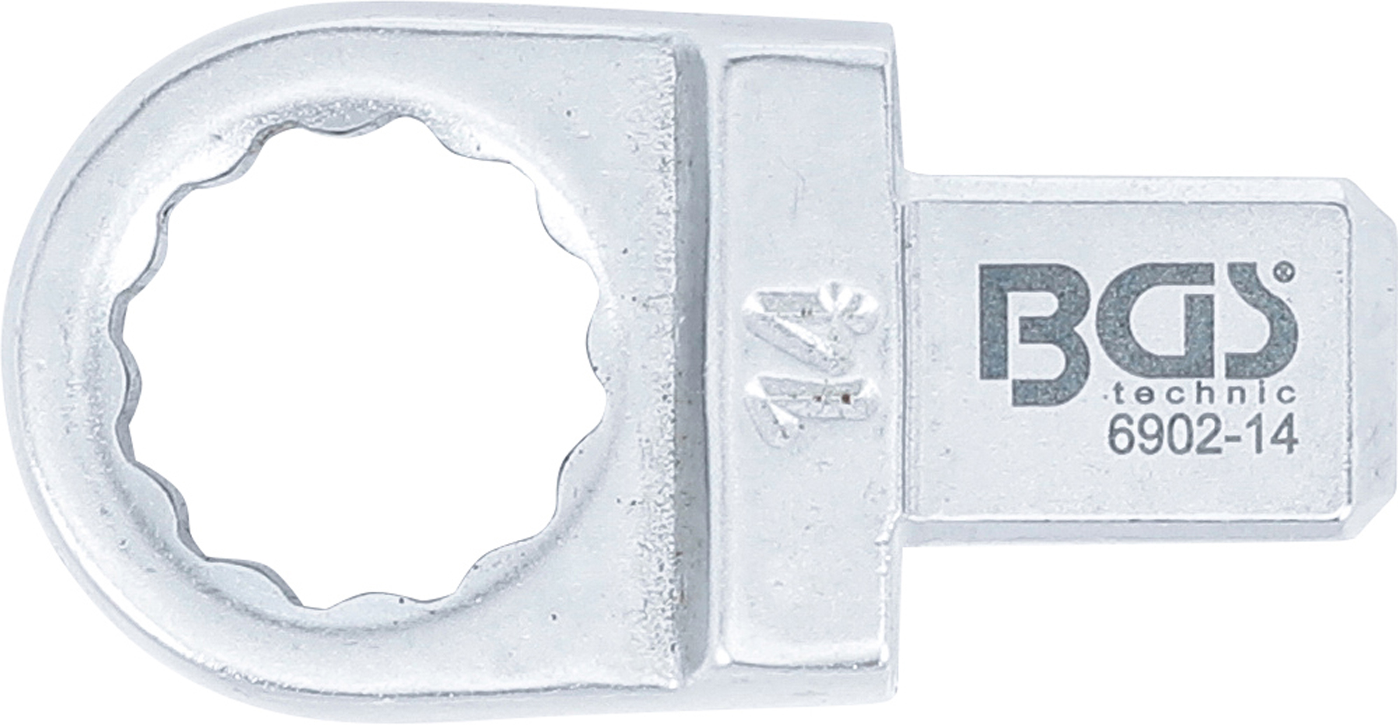 BGS Einsteck-Ringschlüssel | 14 mm | Aufnahme 9 x 12 mm BGS Einsteck-Ringschlüssel | 14 mm | Aufnahme 9 x 12 mm