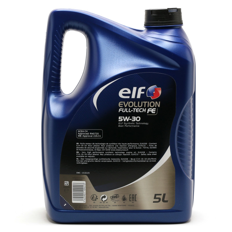 5W-30 Elf Evolution Full Tech FE 5 Liter