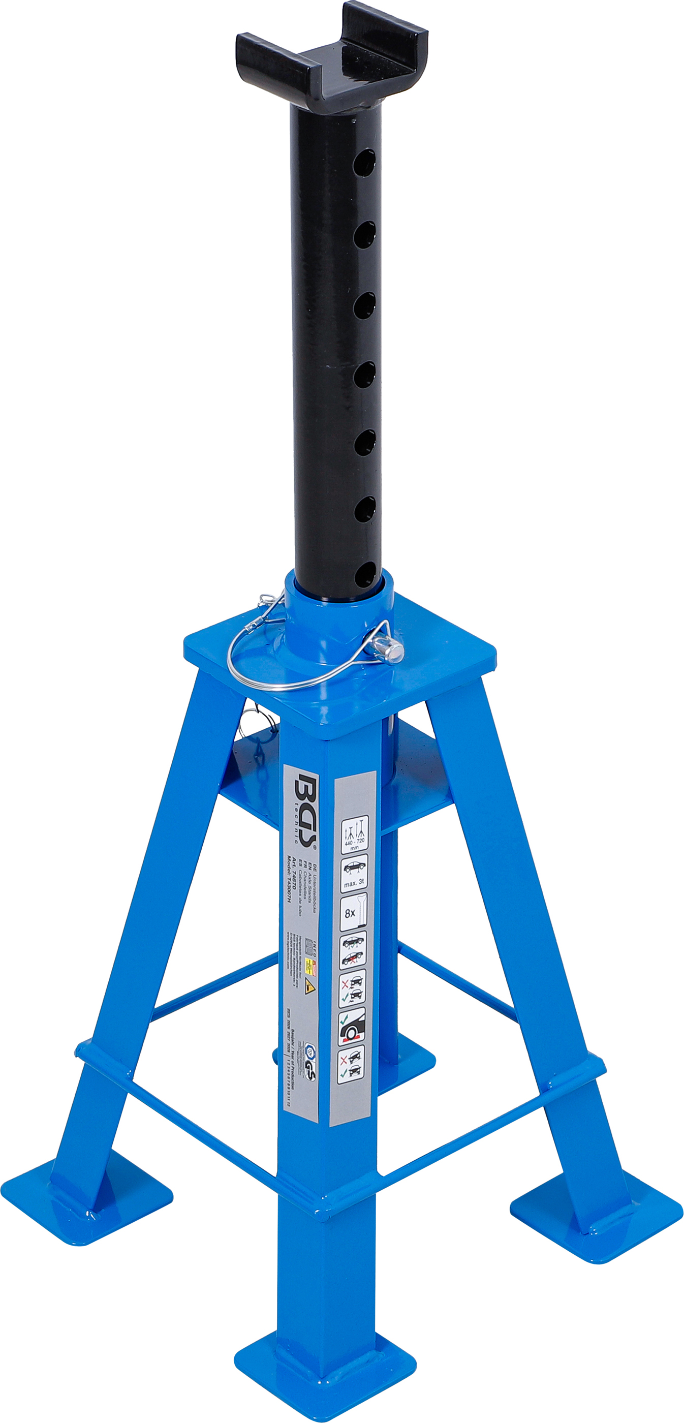 BGS Unterstellbock | Traglast 3000 kg | Hub 440 - 720 mm