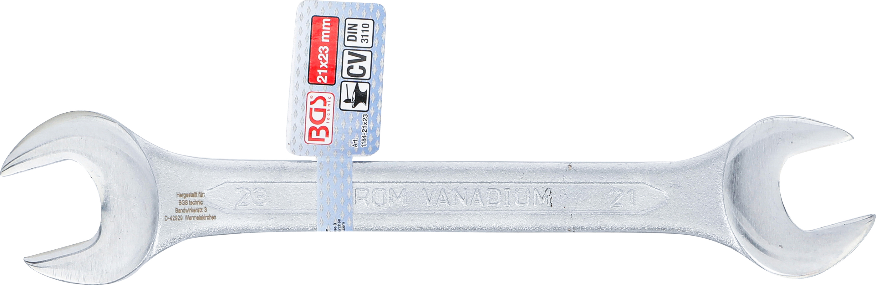 BGS Doppel-Maulschlüssel | SW 21 x 23 mm BGS Doppel-Maulschlüssel | SW 21 x 23 mm