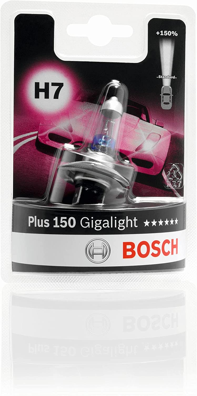 Bosch H7 Gigalight Plus 150% 1 987 301 137 PX26D 12V 55W Autolampe Halogen Scheinwerfer