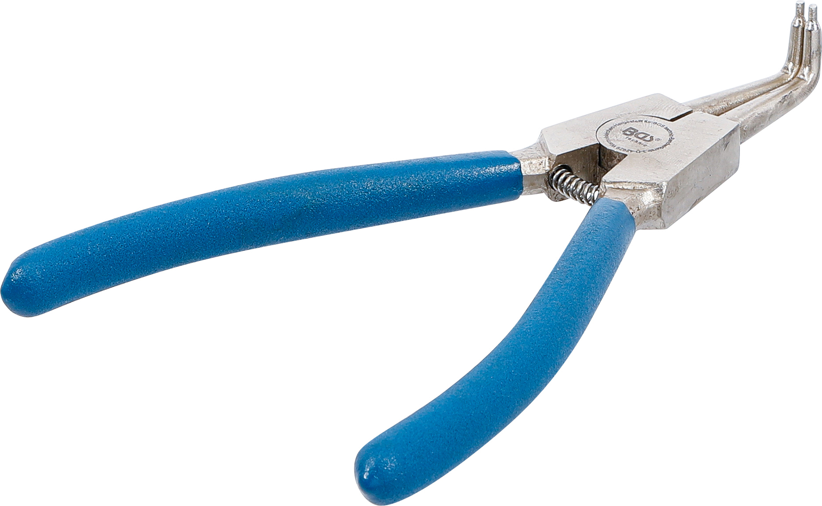 BGS Sprengringzange | abgewinkelt | für Außensprengringe | 175 mm