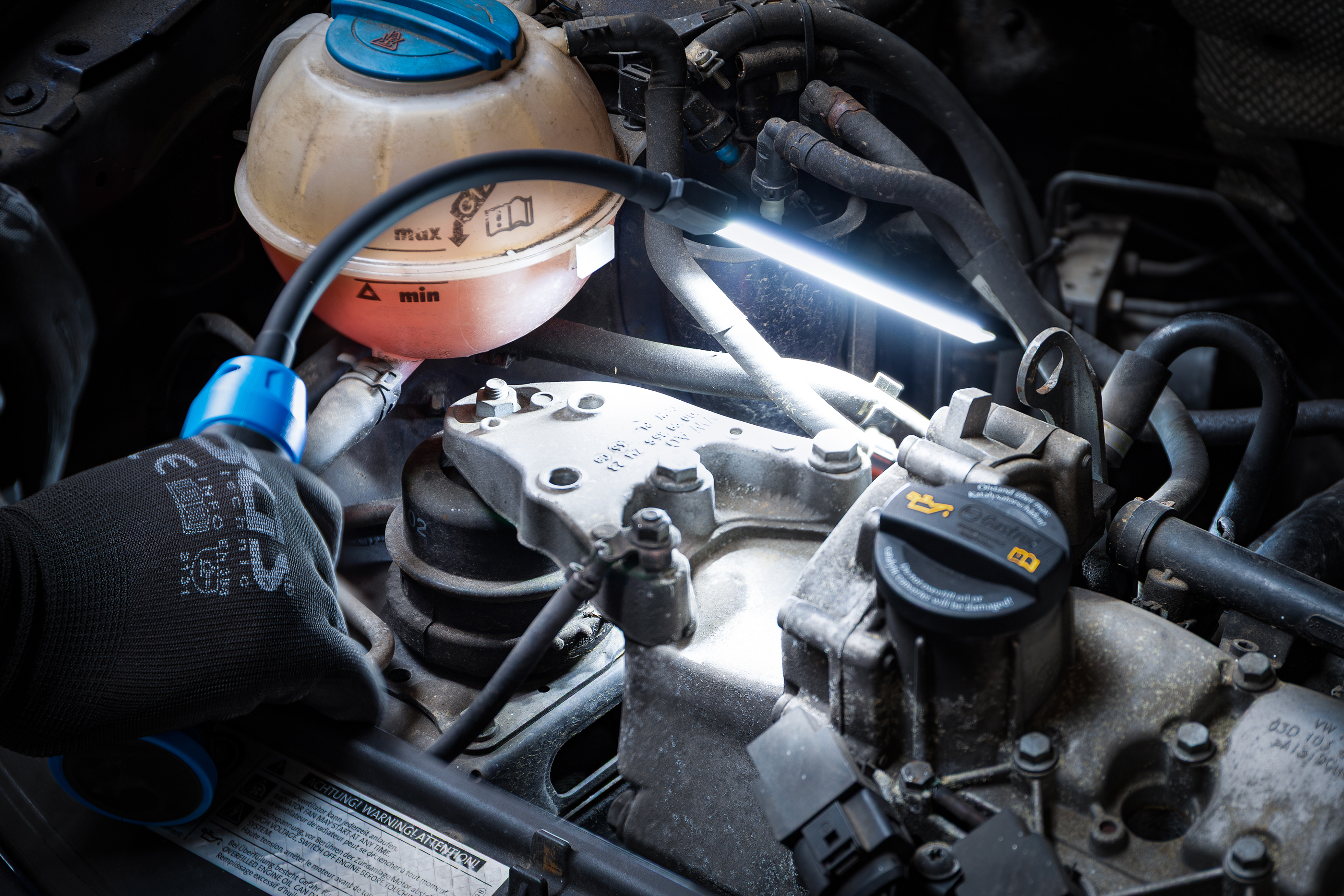 BGS COB-LED Werkstatt-Inspektionsleuchte | mit Schwanenhals