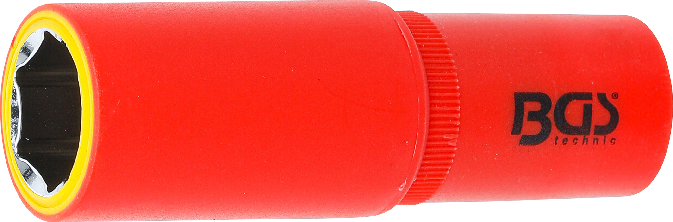 BGS VDE-Steckschlüssel-Einsatz Sechskant | Antrieb Innenvierkant 12,5 mm (1/2") | SW 19 mm