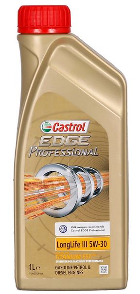 5W-30 Castrol EDGE Professional Longlife III Fluid Titanium Motoröl 1 Liter