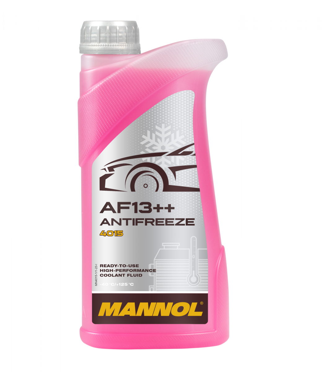 Mannol 4015 Kühlerfrostschutz Antifreeze AF13++ High Performance -40 Fertigmischung 1 Liter