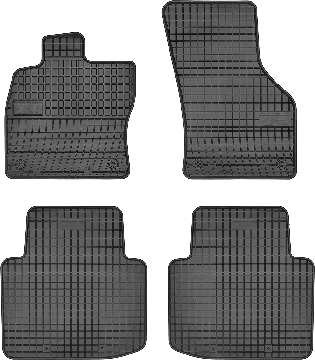 Frogum Autogummimatten Set 4tlg Skoda Superb III