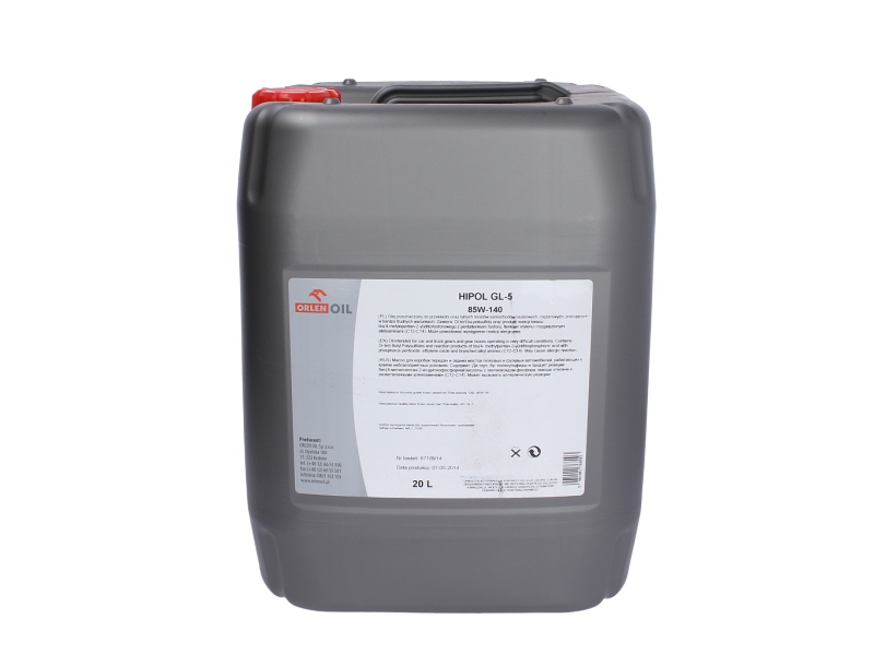 85W-140 Orlen HIPOL GL-5 Getriebeöl 20 Liter