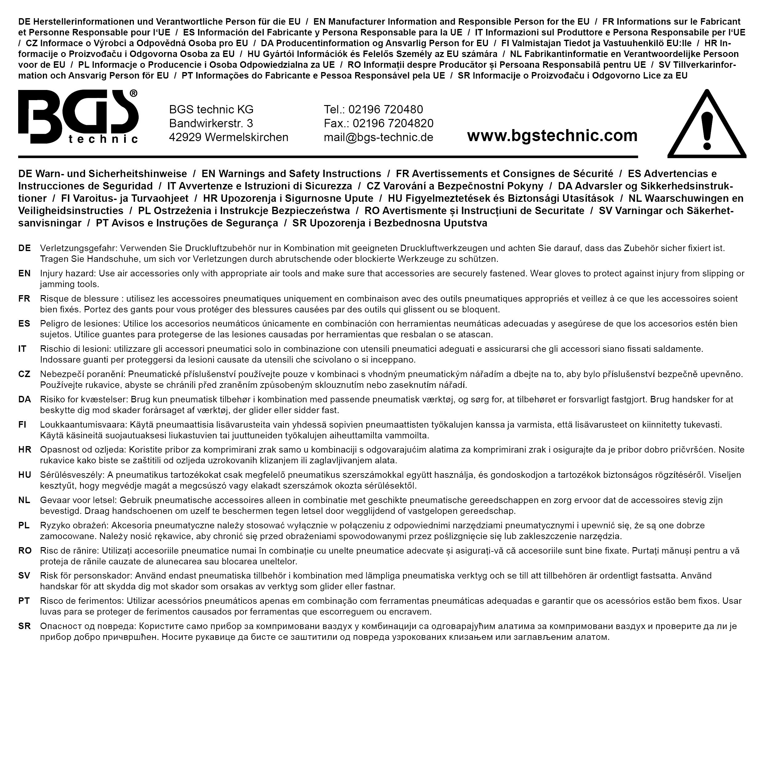 BGS Drucklufthammer-Meißel-Satz | 5-tlg.