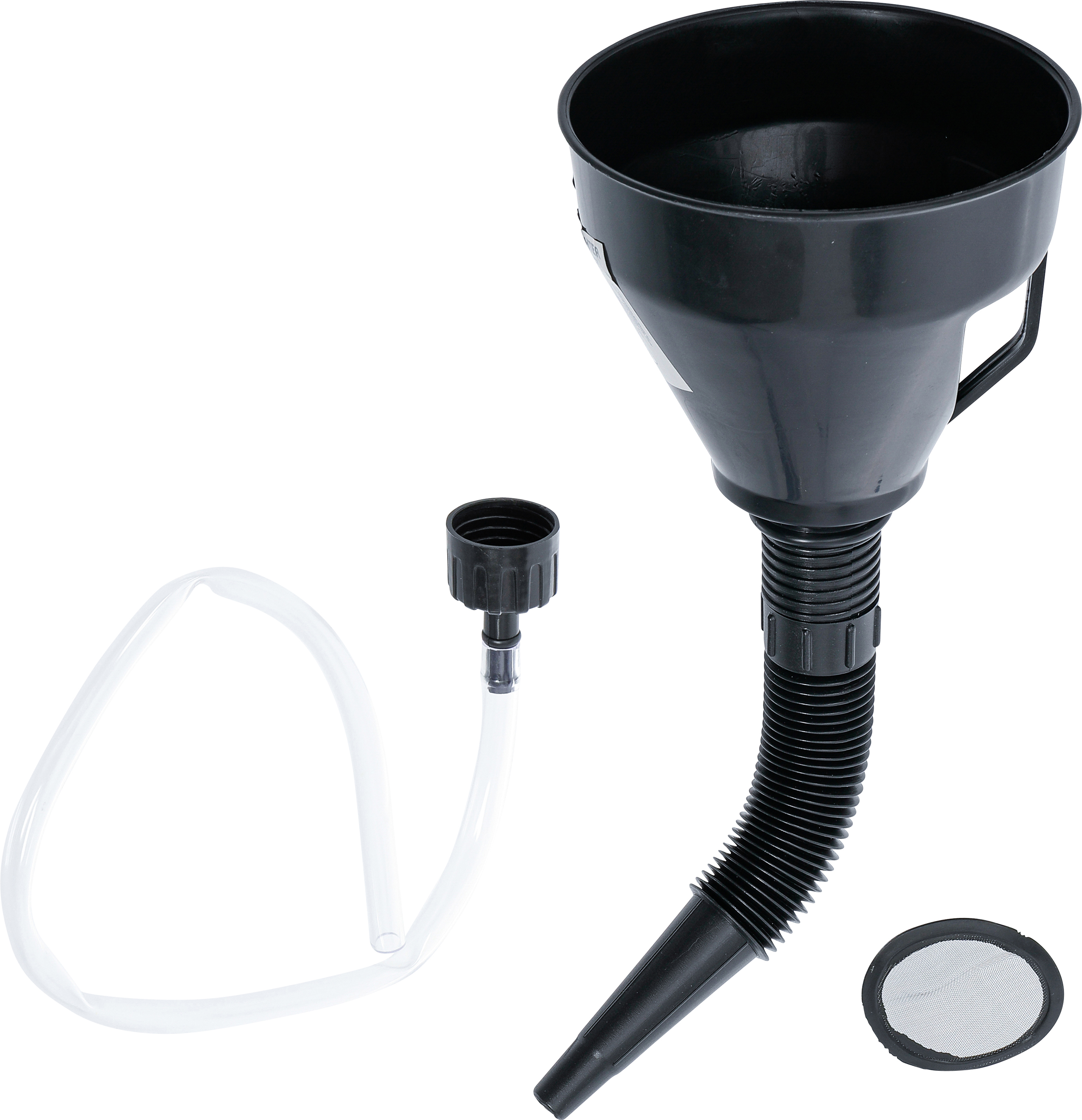 BGS Technic Öl Einfülltrichter Satz mit flexiblem Rohr und Schlauch 3tlg.