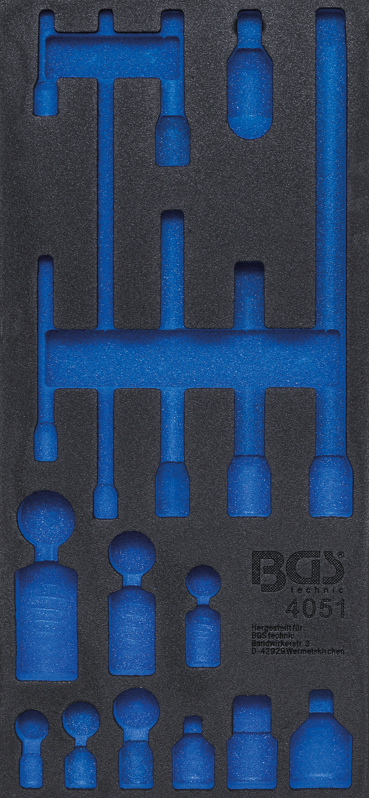 BGS Werkstattwageneinlage 1/3 | leer | für Art. 4051
