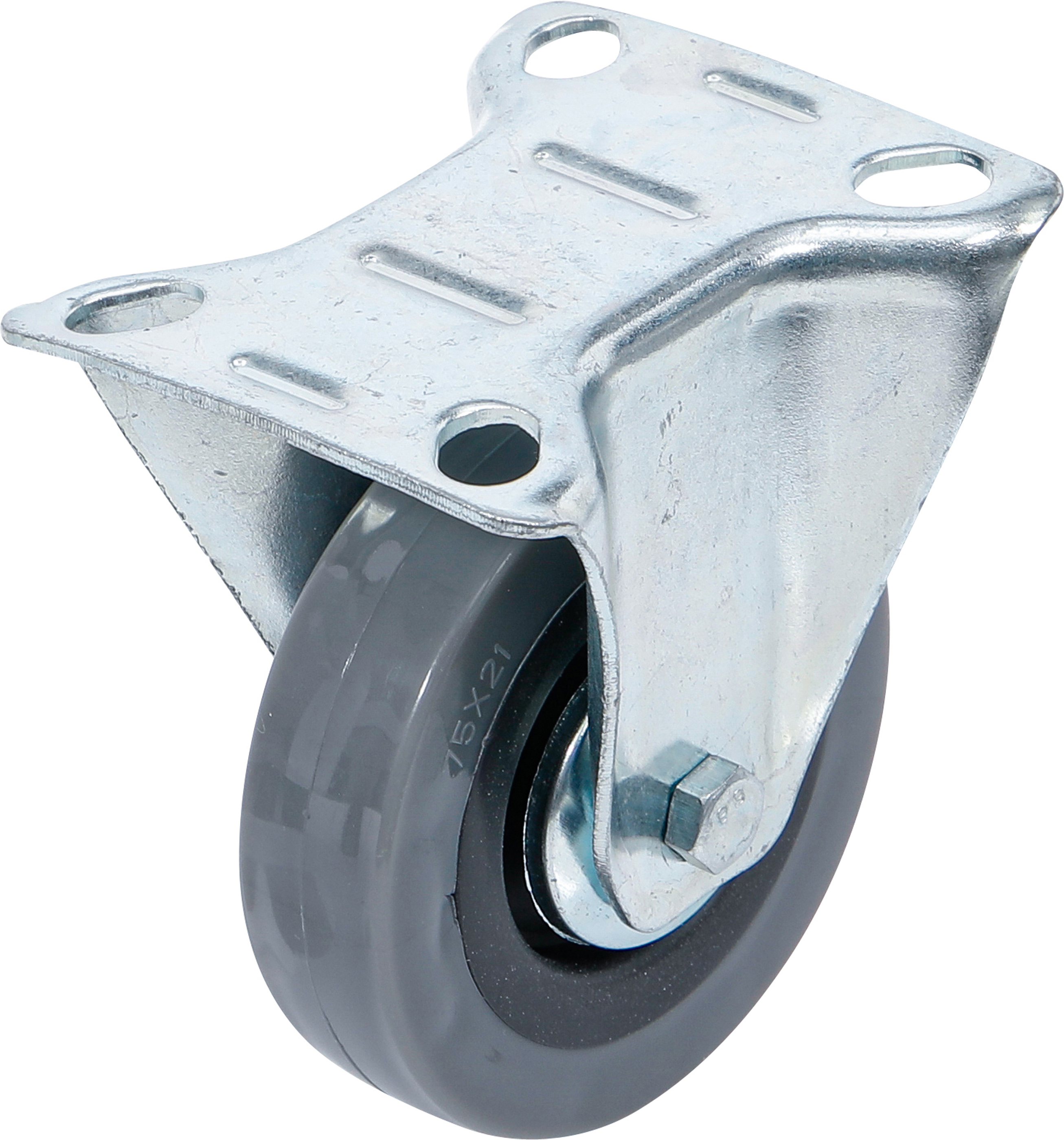 BGS Bockrolle | mit Anschraubsockel | Ø 75 mm