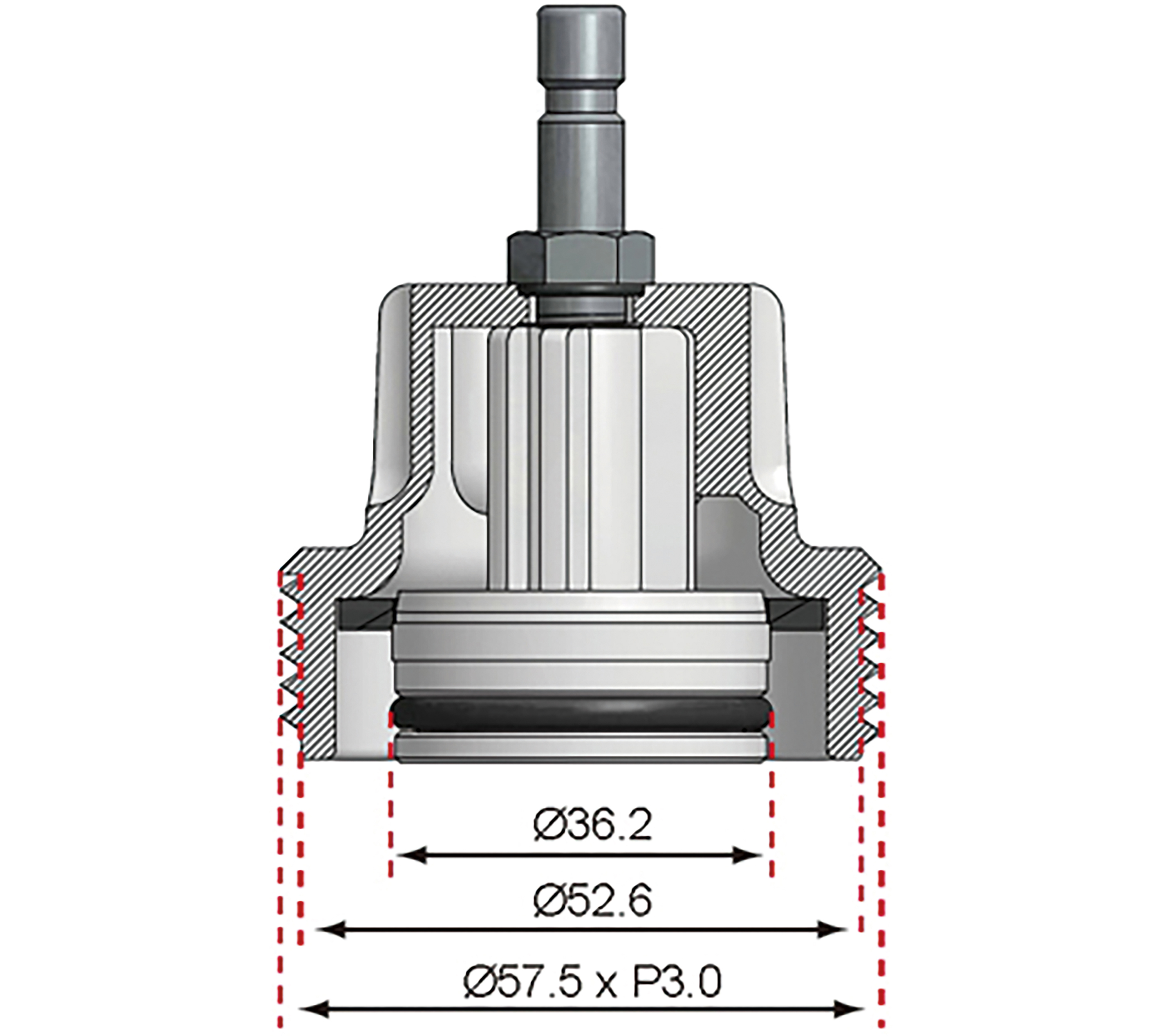 BGS Adapter Nr. 8 für Art. 8027, 8098 | für VW