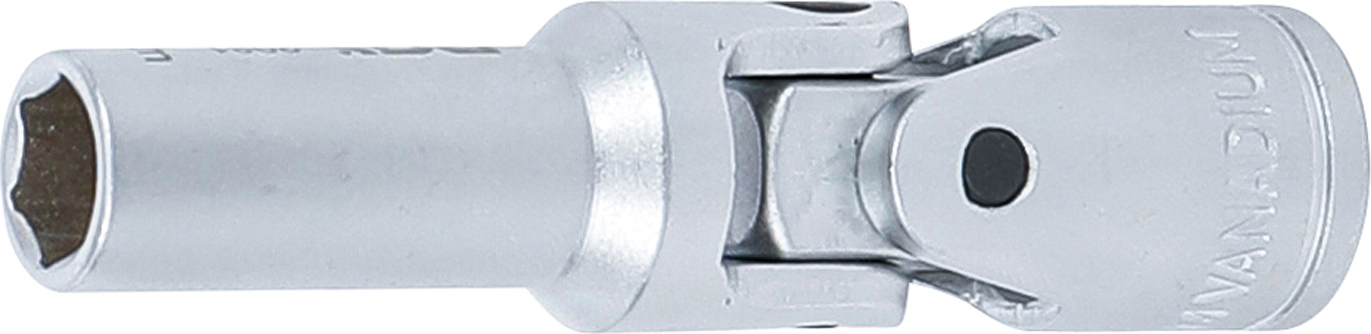 BGS Glühkerzen-Gelenk-Einsatz Sechskant | Antrieb Innenvierkant 10 mm (3/8") | SW 9 mm