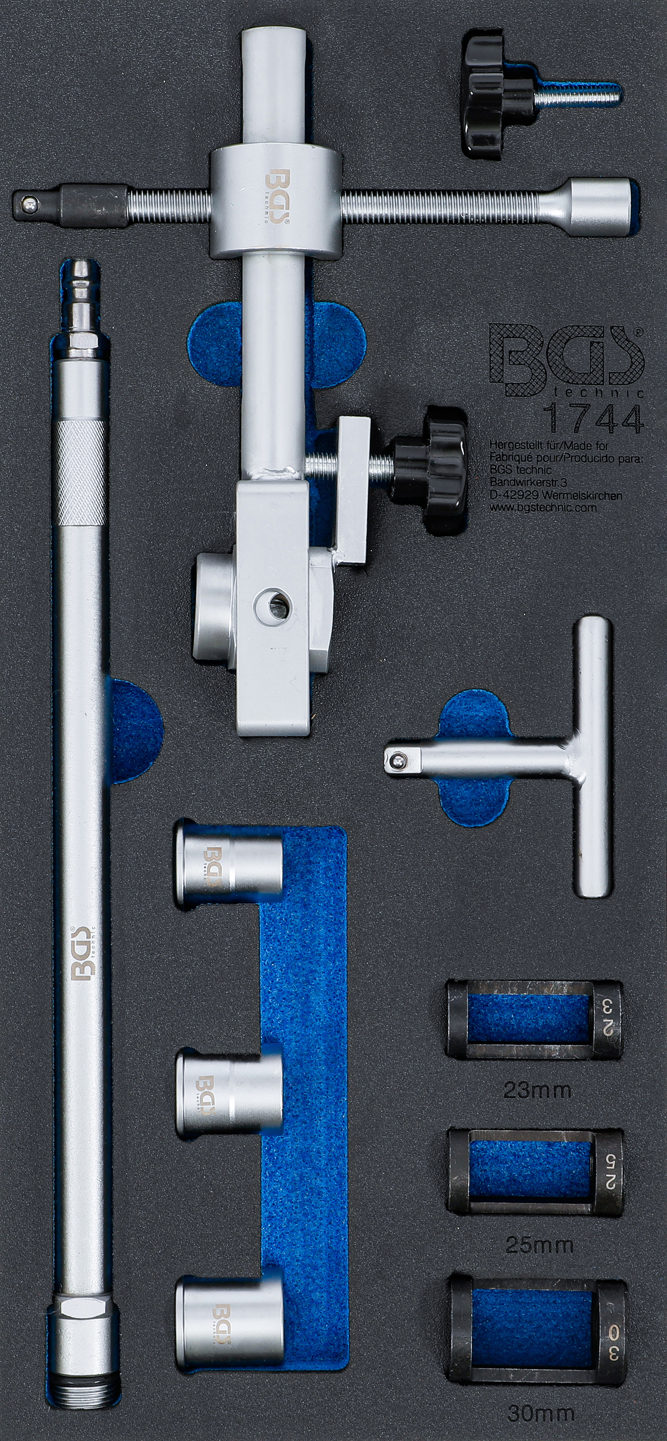 BGS Druckluft-Ventilfederspanner-Satz | 15-tlg.