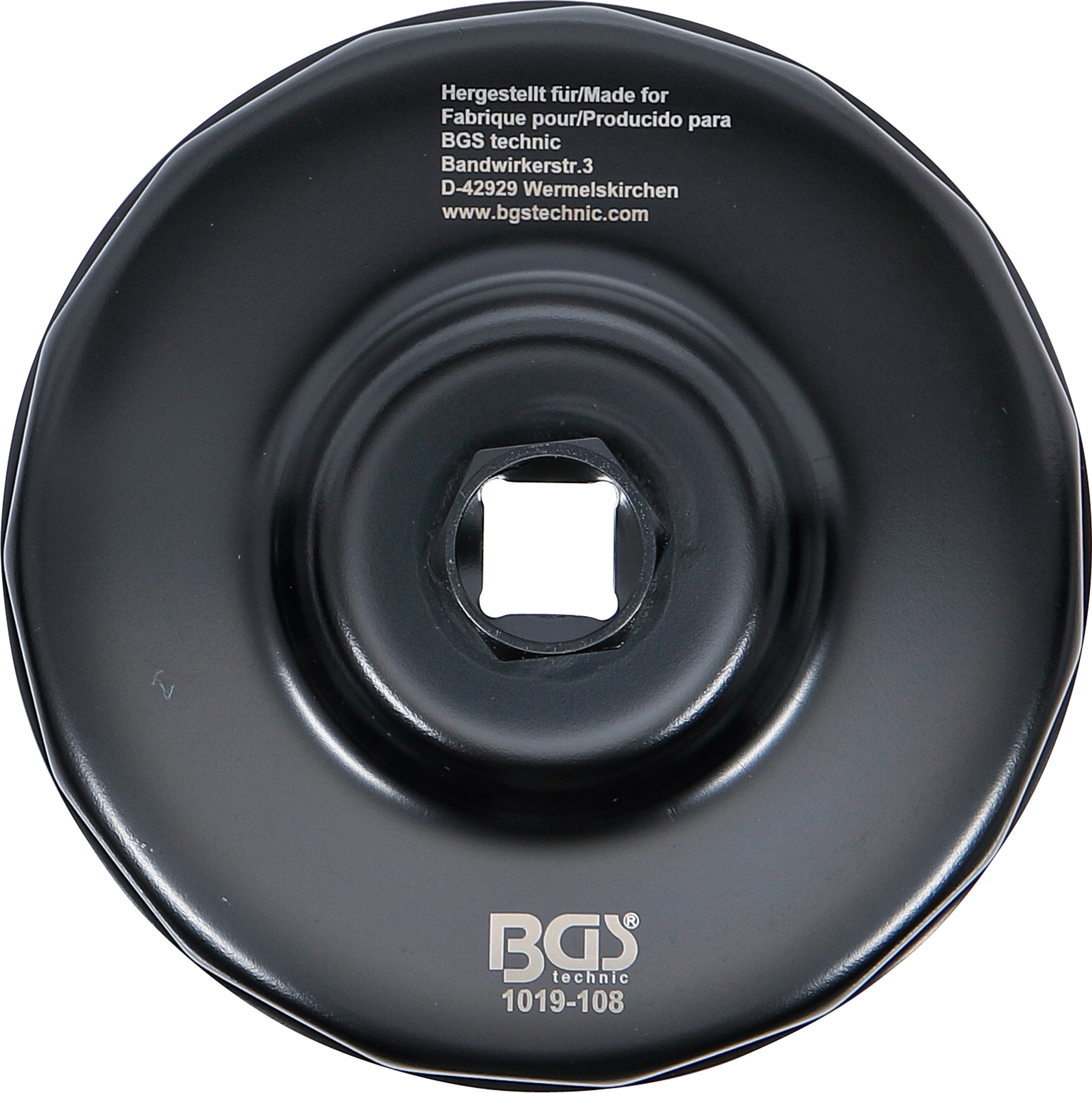 BGS Ölfilterschlüssel | 15-kant | Ø 108 mm | für Iveco, Renault, Scania, Volvo