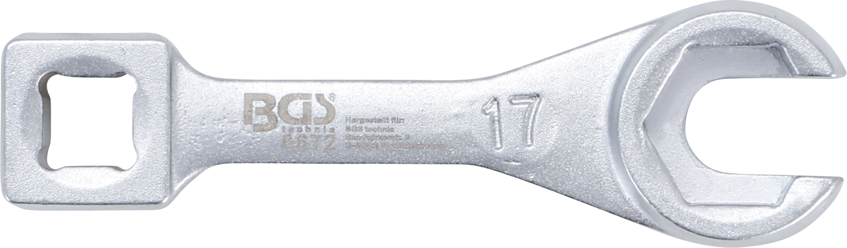 BGS Kraftstoff-Leitungsschlüssel | für Toyota & Honda | 17 mm