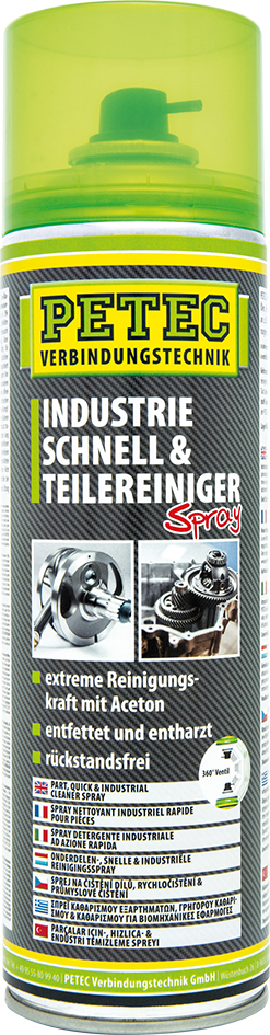 Petec Industrie Schnell & Teilereiniger Spray 500 ml