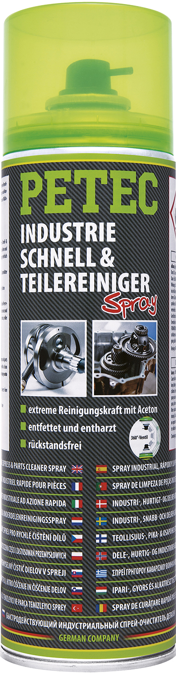 Petec Industrie Schnell & Teilereiniger Spray 500 ml