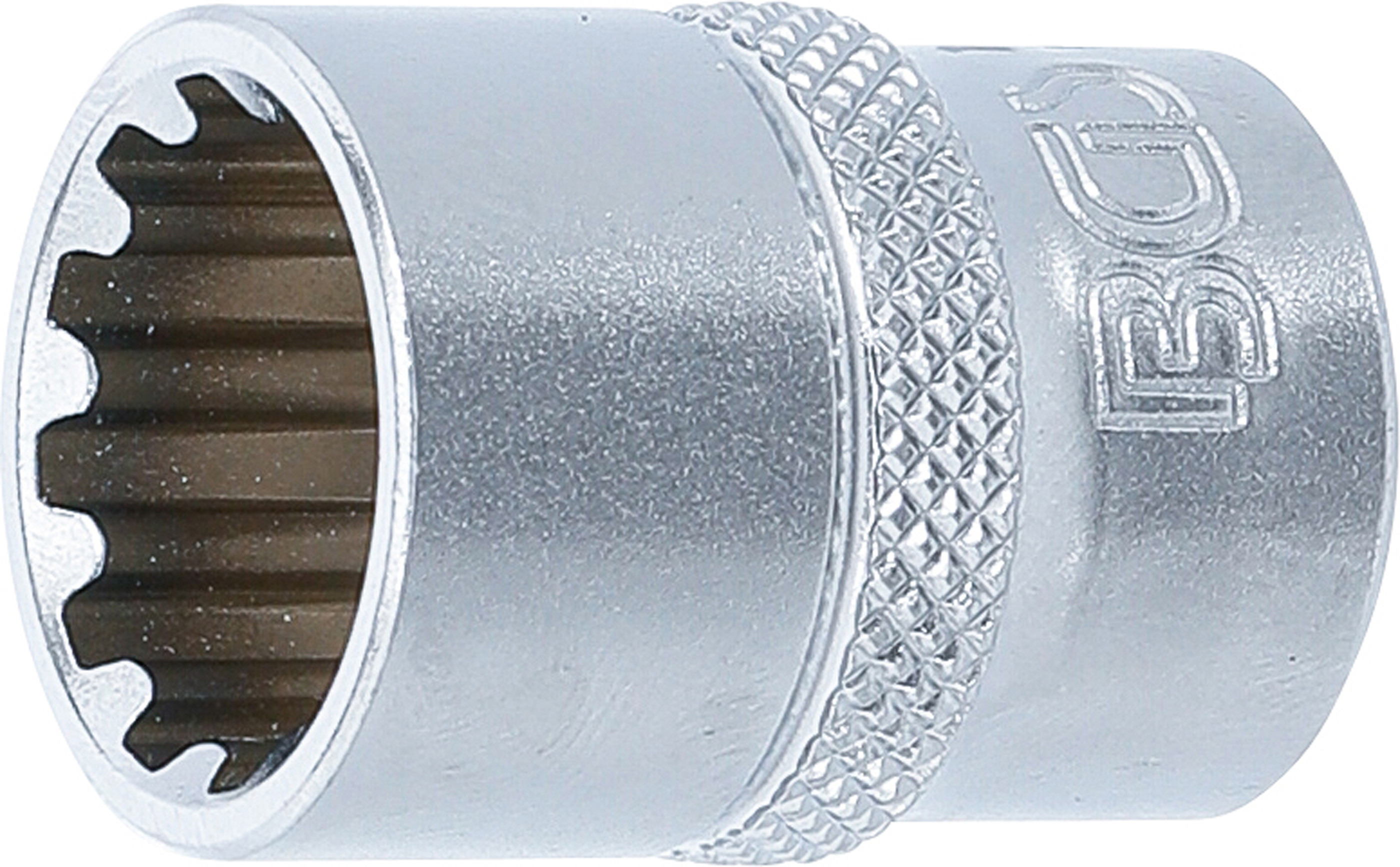 BGS Steckschlüssel-Einsatz Gear Lock | Antrieb Innenvierkant 10 mm (3/8") | SW 15 mm