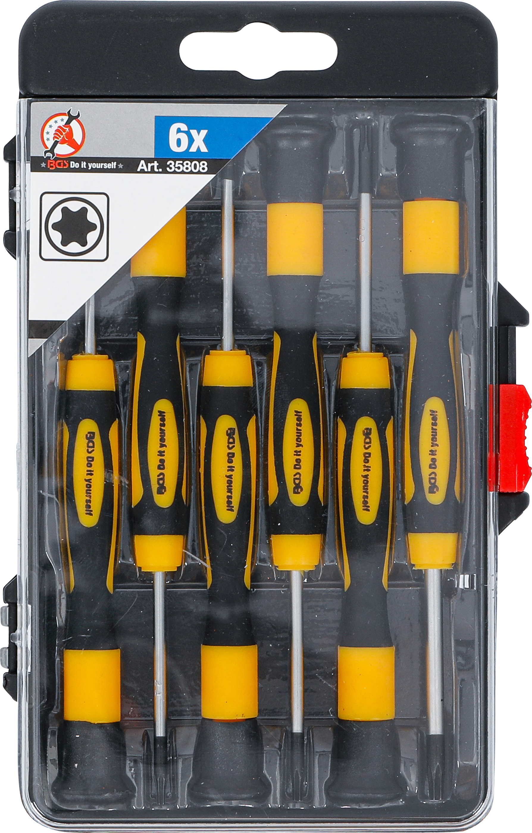 BGS Präzisions-Schraubendreher-Satz | T-Profil (für Torx) | 6-tlg.