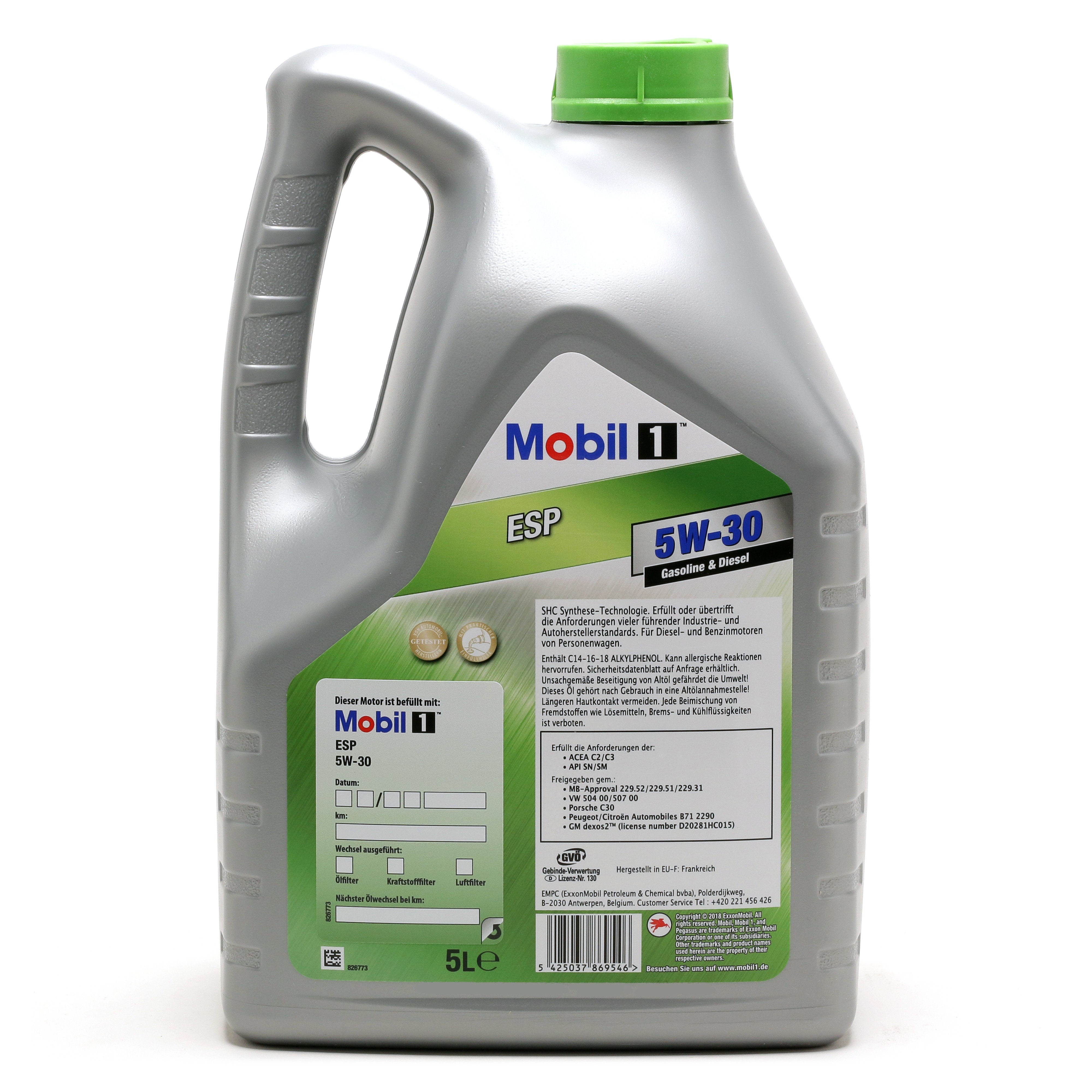 5W-30 Mobil 1 ESP Motoröl 5 Liter