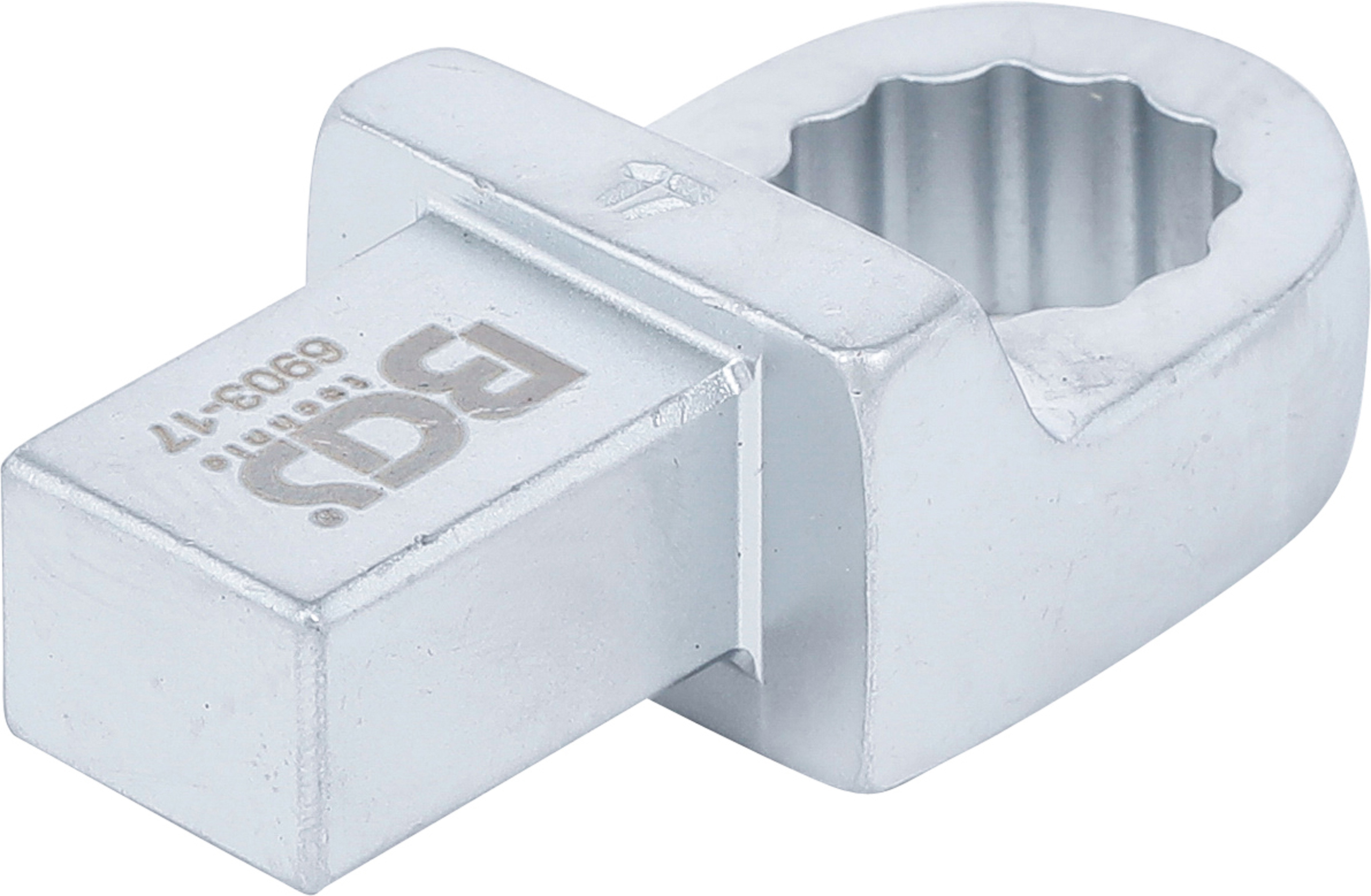BGS Einsteck-Ringschlüssel | 17 mm | Aufnahme 14 x 18 mm BGS Einsteck-Ringschlüssel | 17 mm | Aufnahme 14 x 18 mm