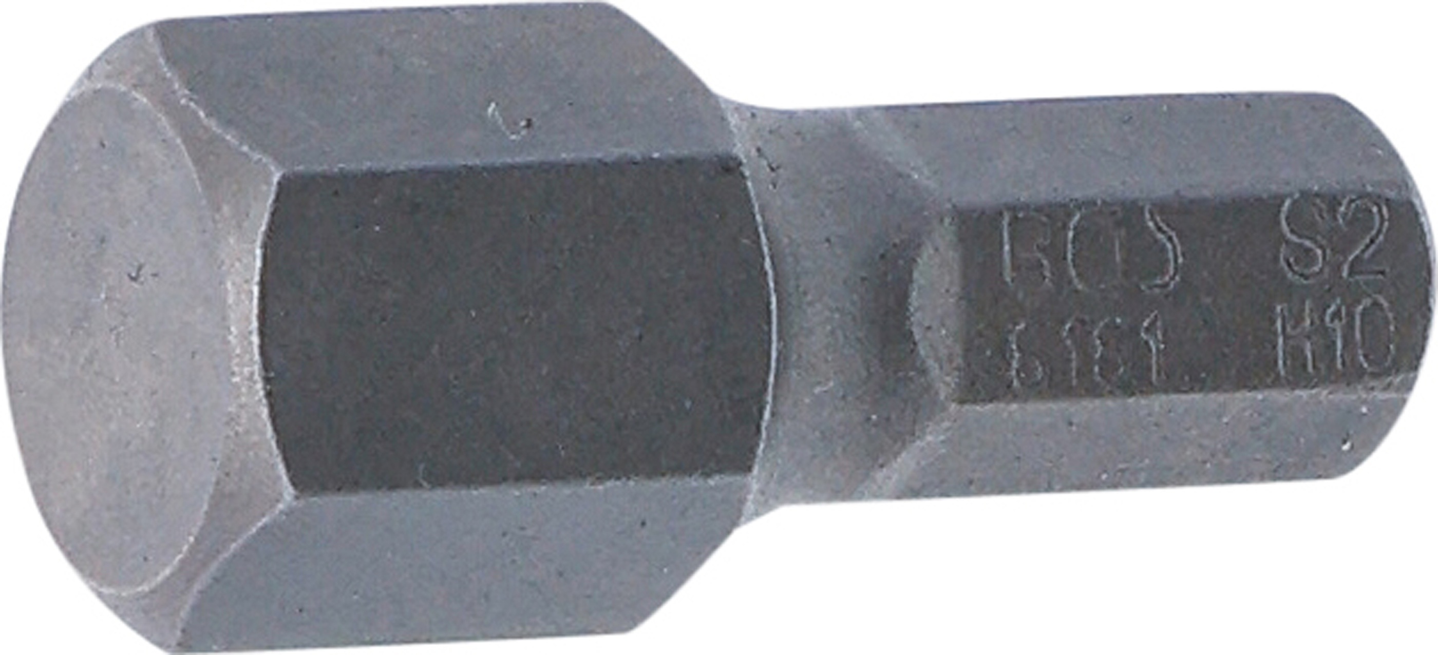 BGS Bit | Länge 25 mm | Antrieb Außensechskant 6,3 mm (1/4") | Innensechskant 10 mm