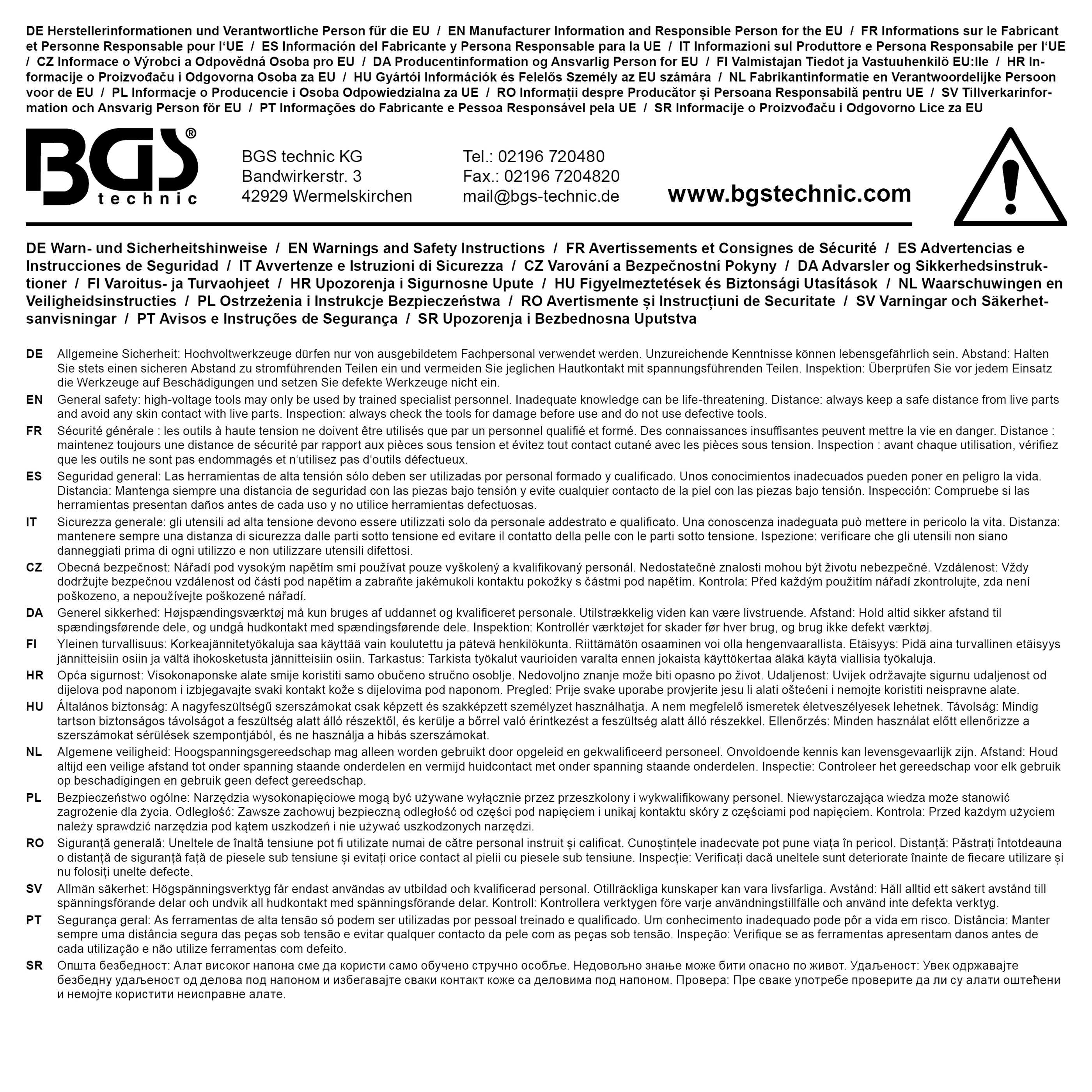BGS VDE-Umschaltknarre | Abtrieb Außenvierkant 12,5 mm (1/2") | 1000 V