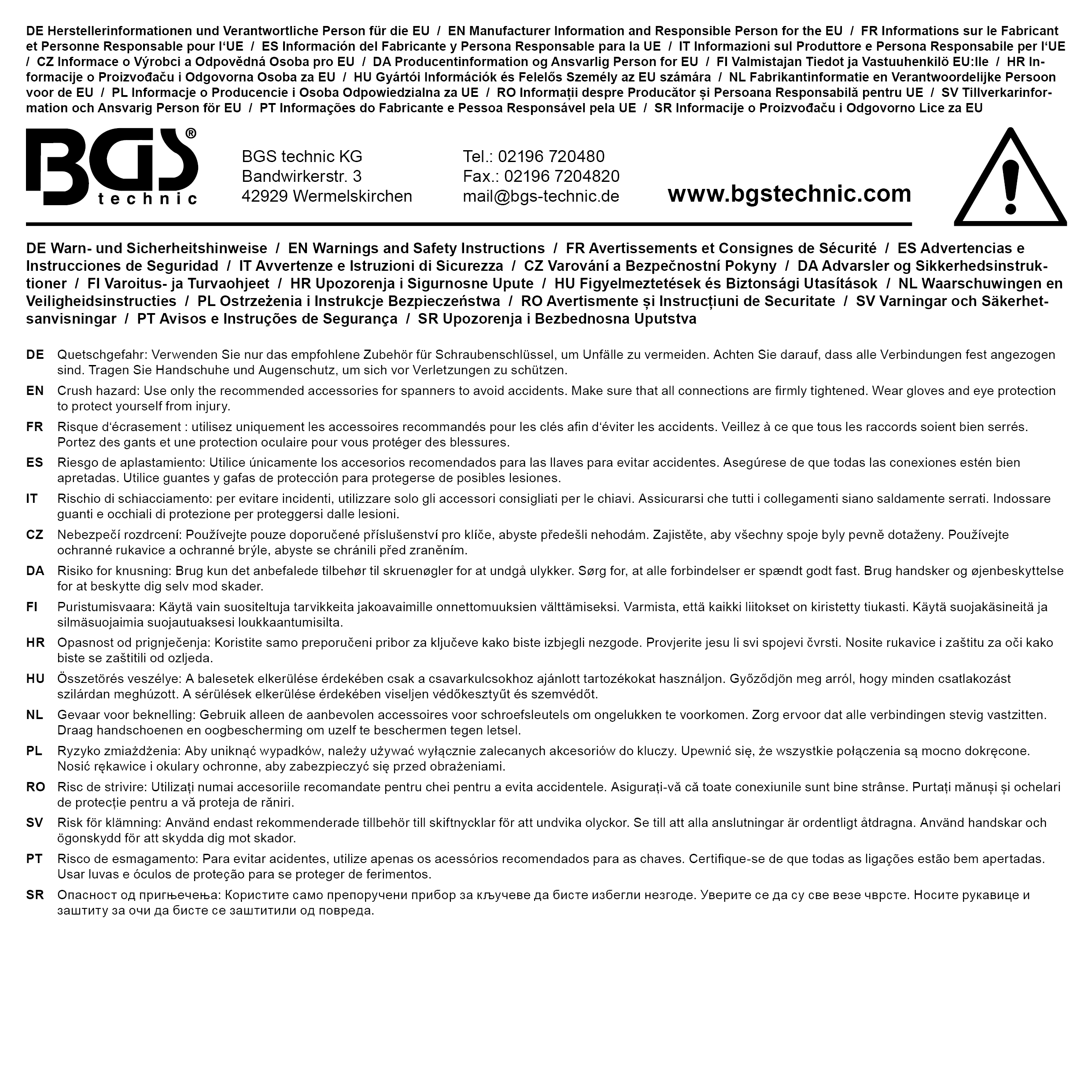 BGS Halter für Maul-/Ringschlüssel | 12 Auflagen