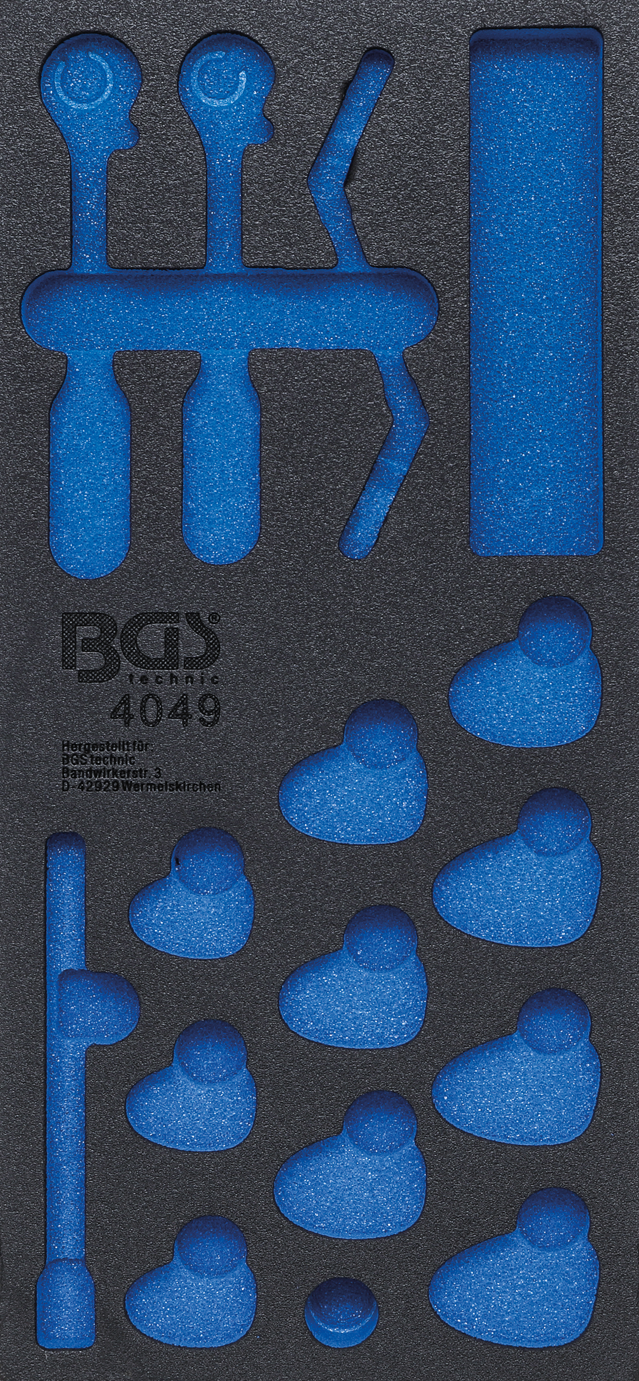 BGS Werkstattwageneinlage 1/3 | leer | für Art. 4049