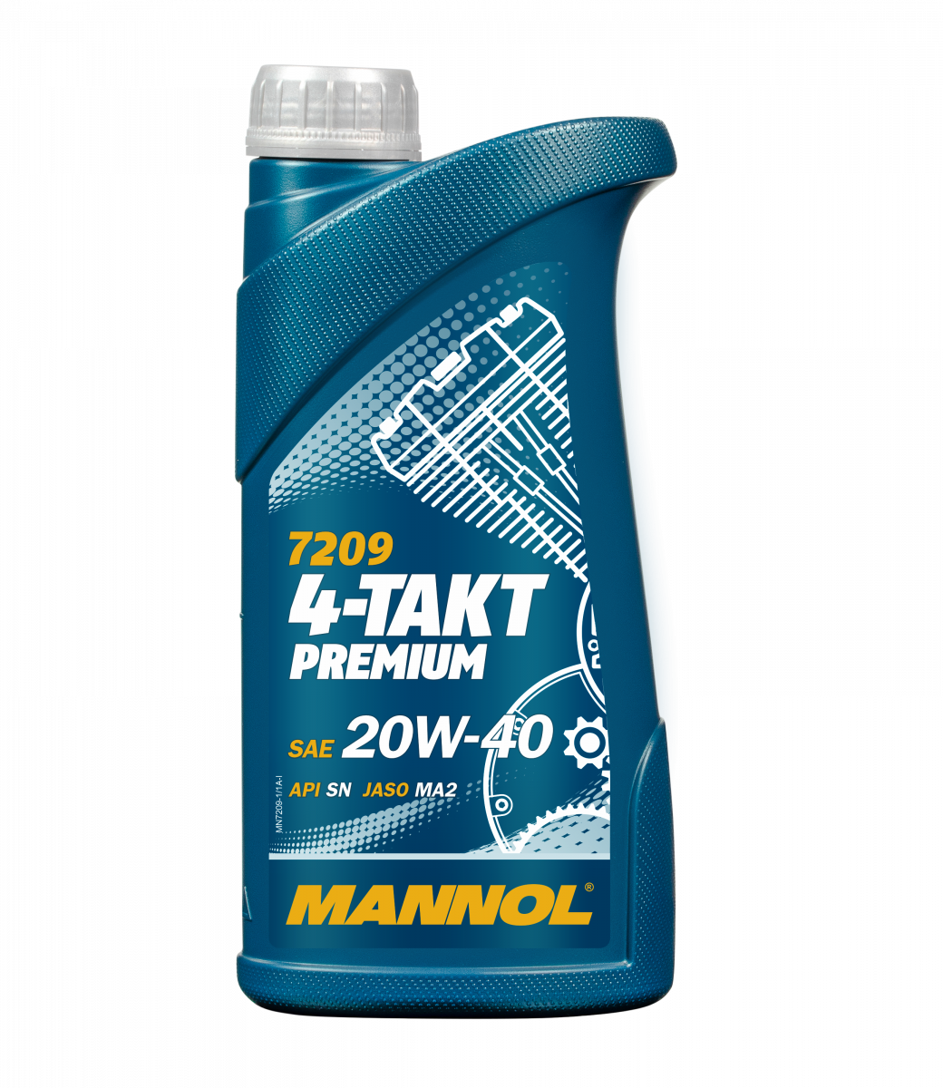 20W-40 Mannol 7209 Premium 4-Takt Motoröl Motorrad 1 Liter