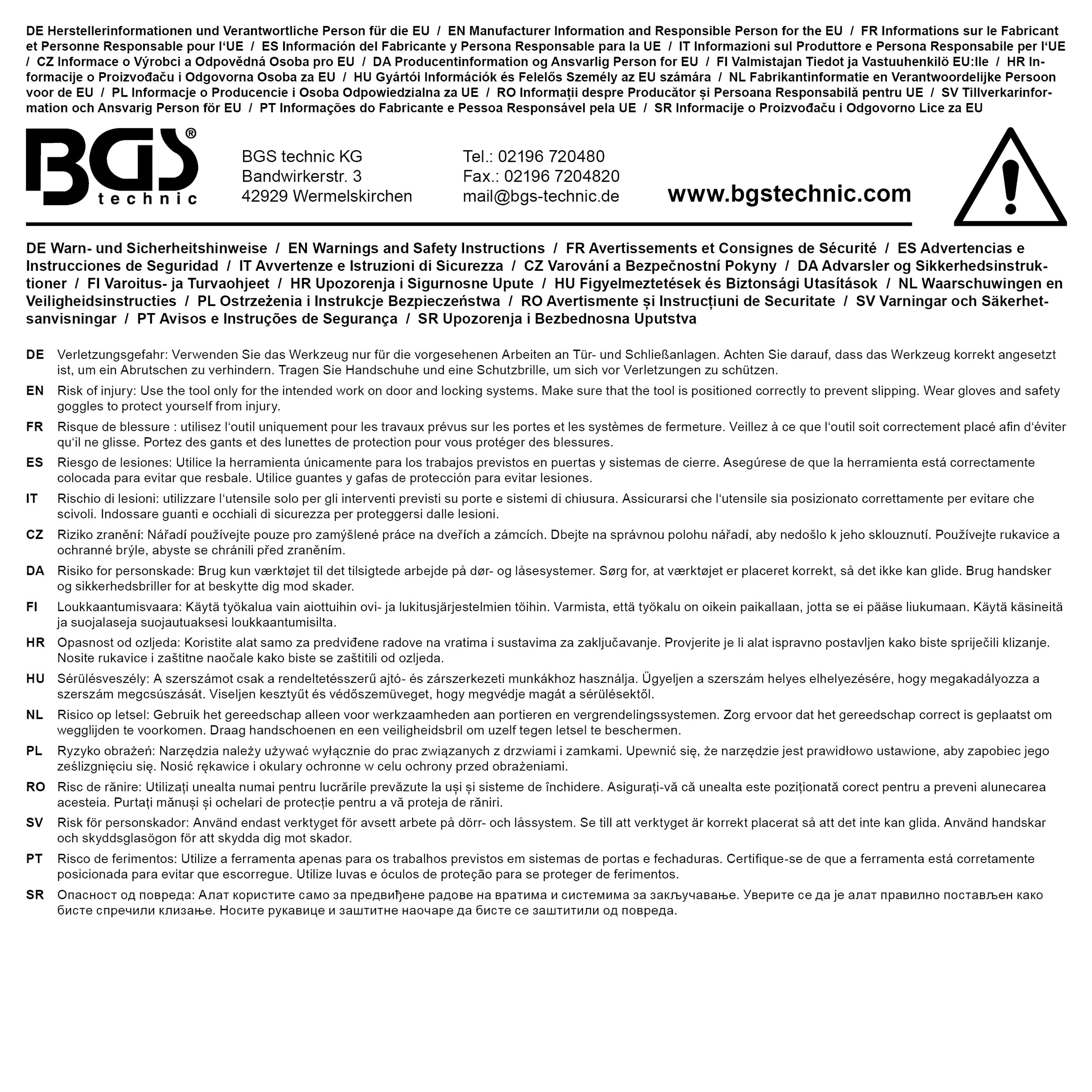 BGS Druckkissen | mit Handpumpe | Quadrat | 165 x 150 mm