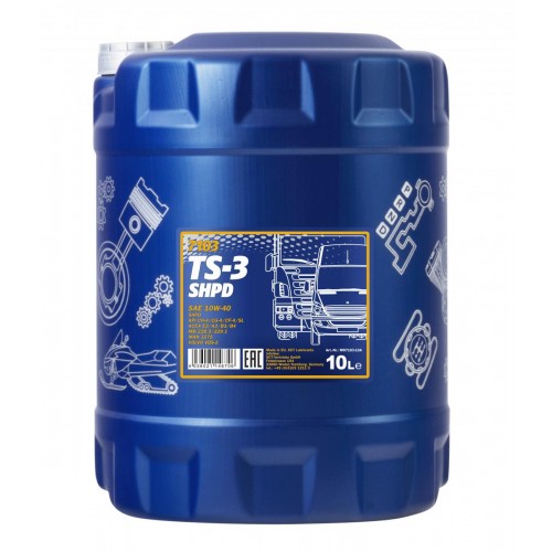 10W-40 Mannol 7103 TS-3 SHPD Motoröl 10 Liter