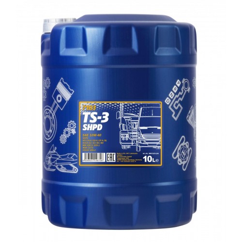 10W-40 Mannol 7103 TS-3 SHPD Motoröl 10 Liter