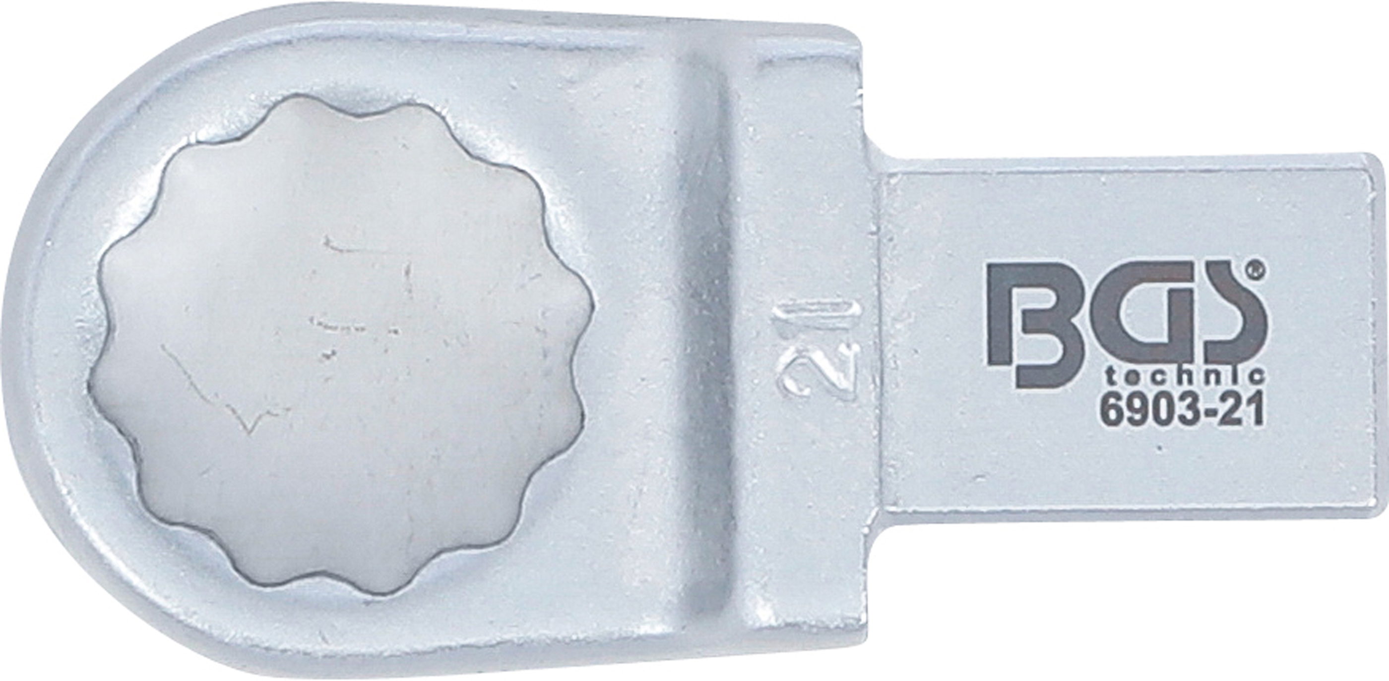 BGS Einsteck-Ringschlüssel | 21 mm | Aufnahme 14 x 18 mm BGS Einsteck-Ringschlüssel | 21 mm | Aufnahme 14 x 18 mm