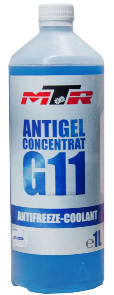 MTR Kühlerfrostschutz Antifreeze Coolant G11 Blau Konzentrat 1 Liter