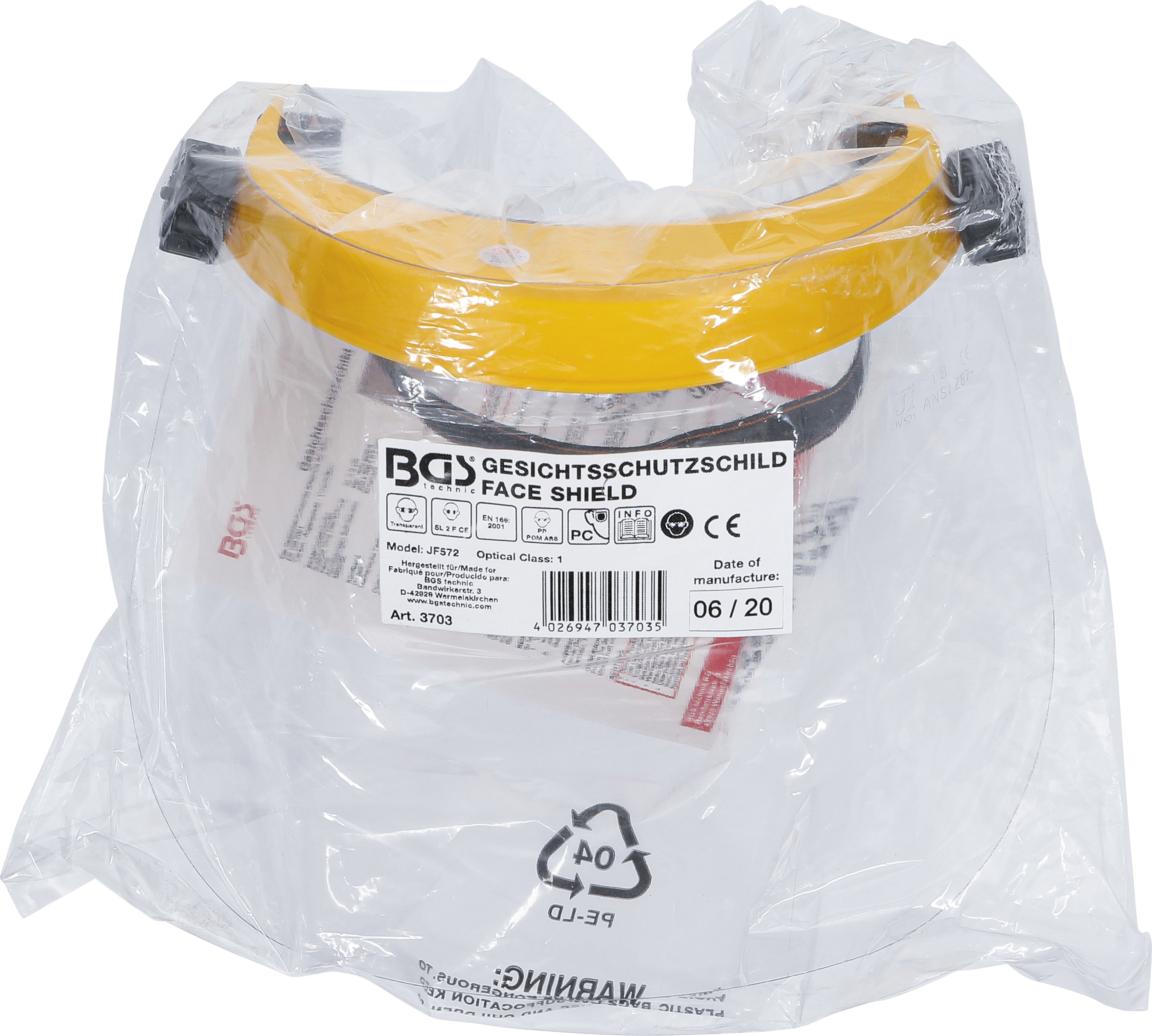 BGS Gesichtsschutzschild | transparent