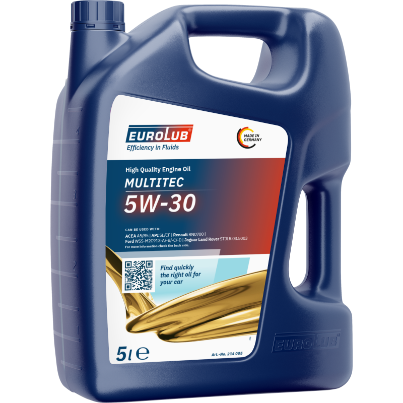 5W-30 Eurolub Multitec Motoröl 5 Liter