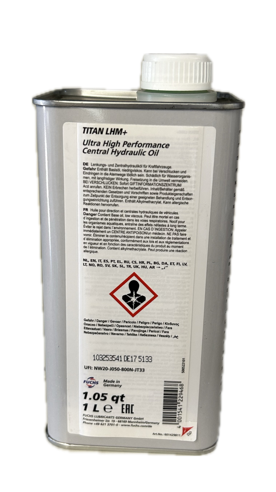 Fuchs Titan LHM+ Hydrauliköl 1 Liter