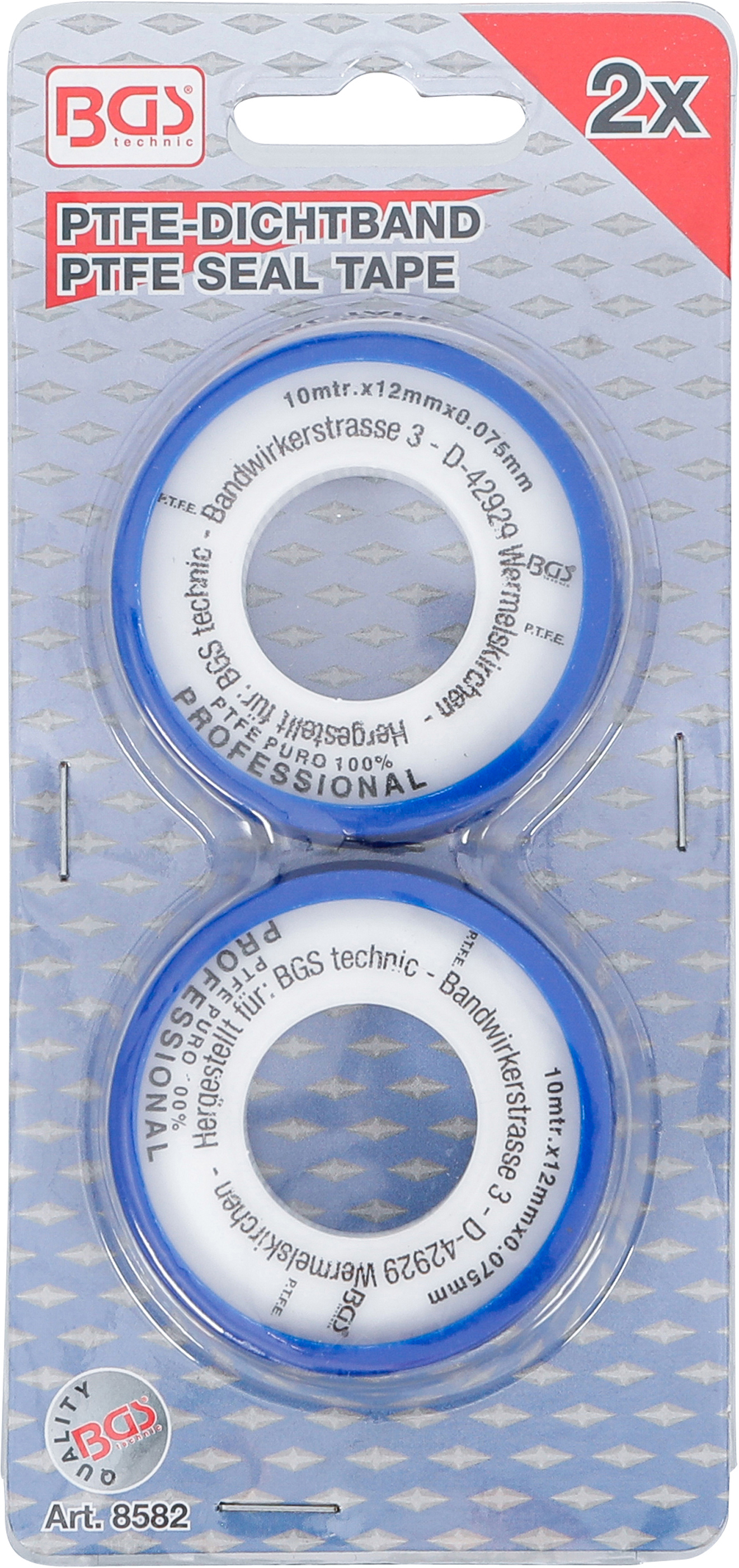 BGS PTFE-Dichtband | 10 m | 2-tlg.