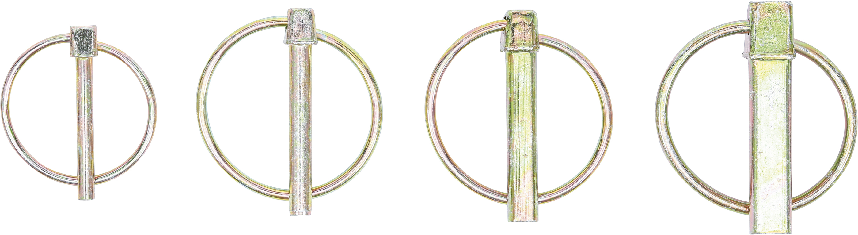 BGS Klappsplinte-Sortiment | Bolzen-Ø 4,5 - 11 mm | 32-tlg.
