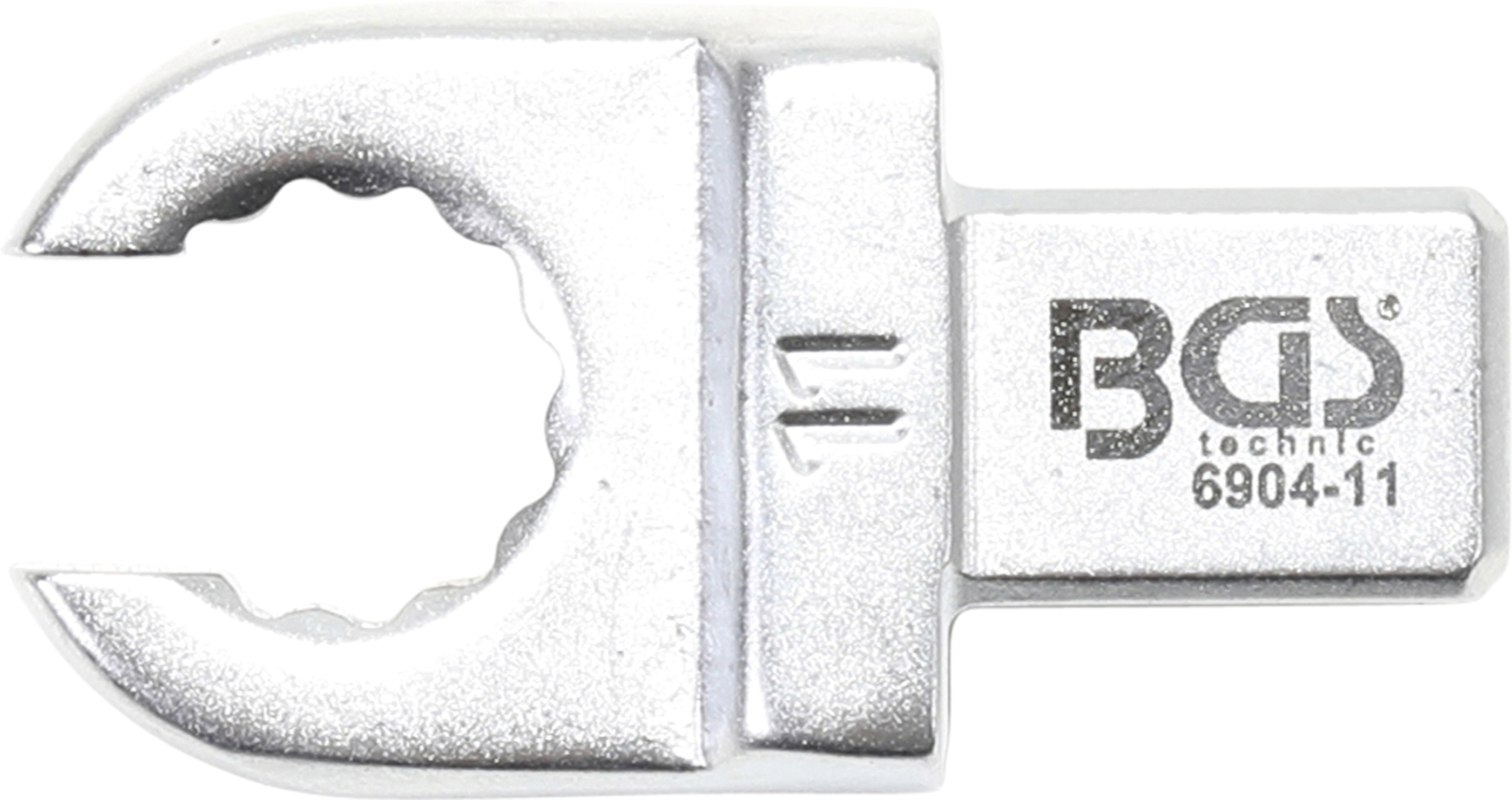 BGS Einsteck-Ringschlüssel | offen | 11 mm | Aufnahme 9 x 12 mm