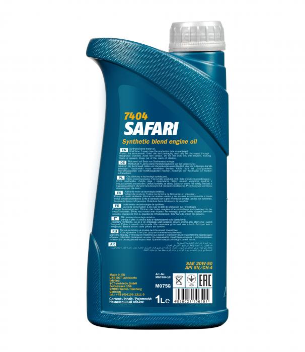 20W-50 Mannol 7404 Safari Motoröl 1 Liter