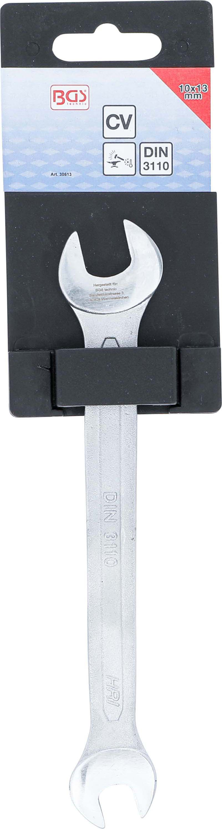 BGS Doppel-Maulschlüssel | SW 10 x 13 mm BGS Doppel-Maulschlüssel | SW 10 x 13 mm