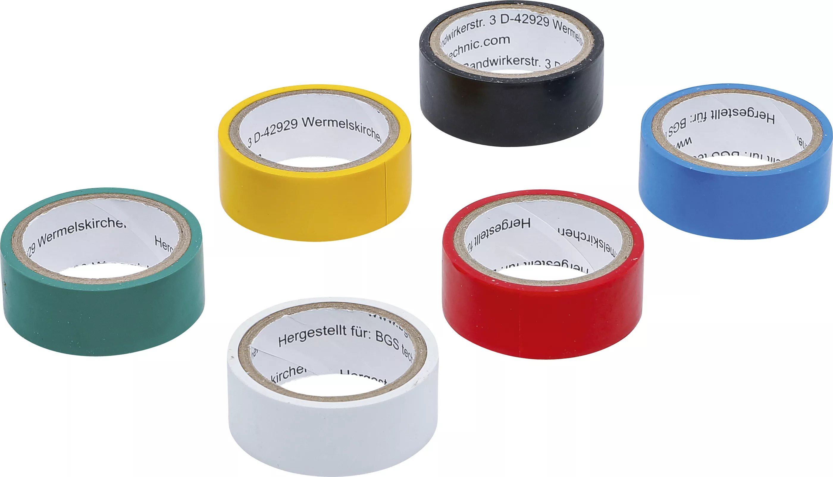 BGS Technic COLOR Multi Klebeband Set 6tlg