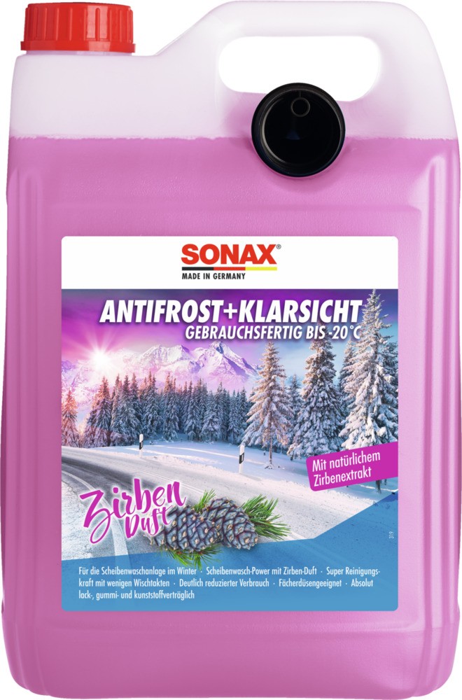 Sonax AntiFrost & KlarSicht Zirbe 5 Liter