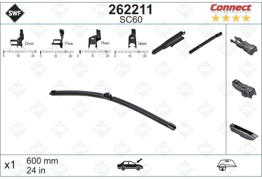 Wischerblatt SWF 262211 SC60 Alternative Connect 600 mm