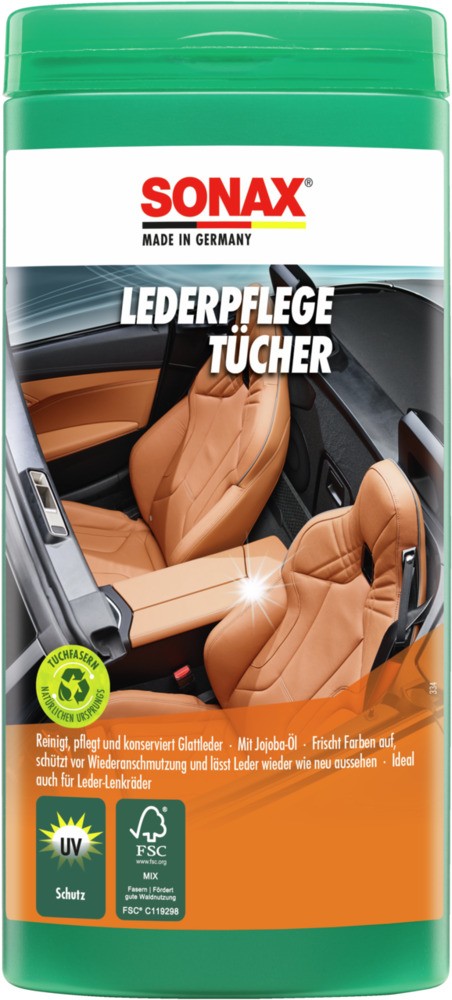 Sonax LederPflegetücher 25 Stk