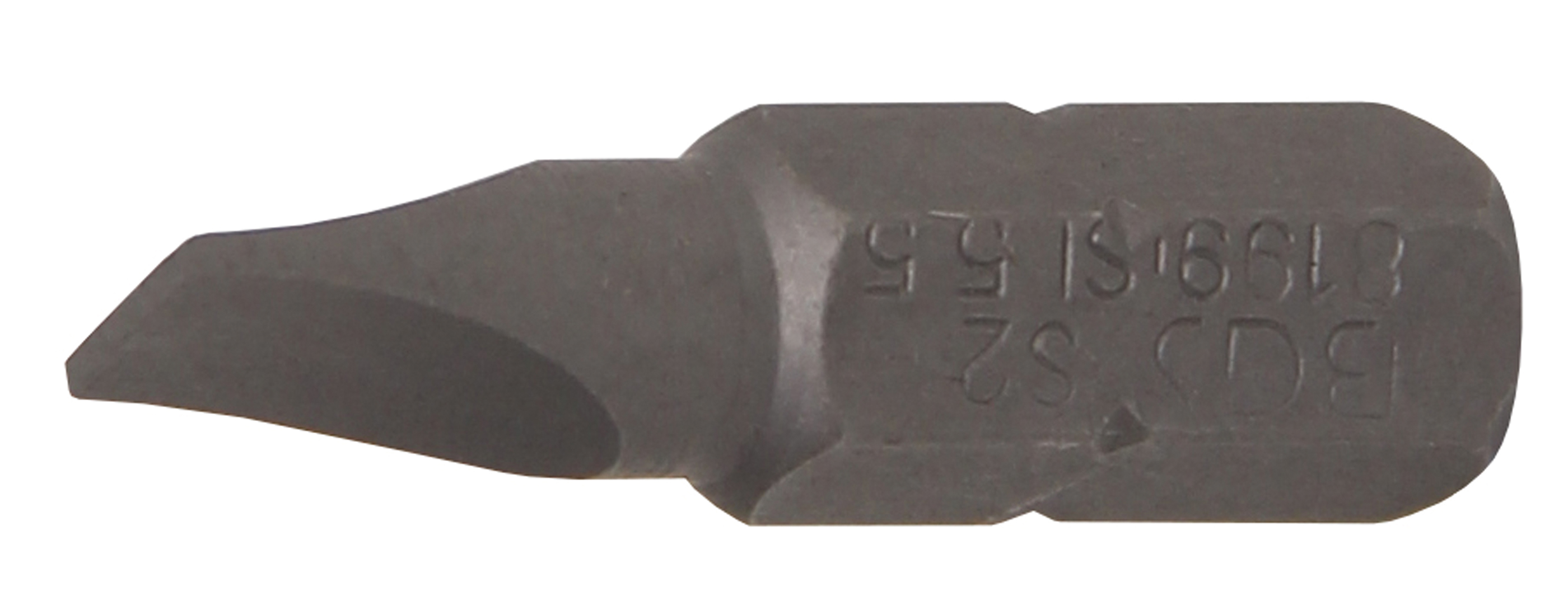 BGS Bit | Antrieb Außensechskant 6,3 mm (1/4") | Schlitz 5,5 mm